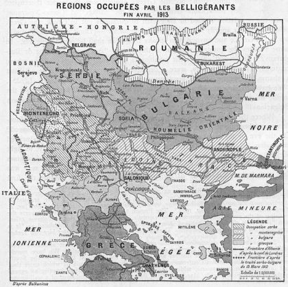Occupied territories in the Balkans