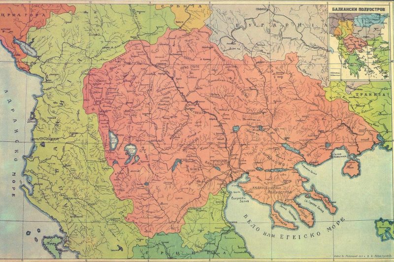 Karta Makedonija 1913
