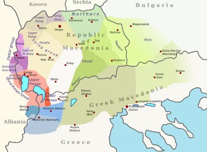 Macedonian Slavic dialects 2