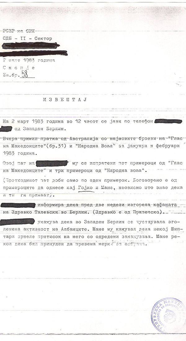 izvestaj