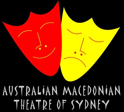 Australian Macedonian Theatre - logo black
